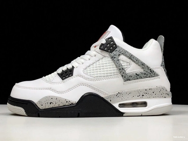 TBK White Jordan OG Cement 4 (nike) 840606-192 Air 0710